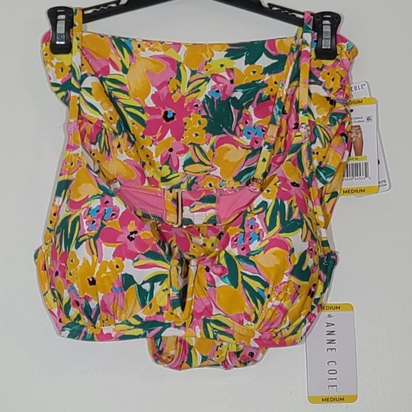 NWT Anne Cole Limited Edition Bikini Swim V-Wire Top and Convertible Bottoms - Picture 15 of 16